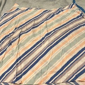 LOFT Plus Striped Skirt